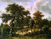 HOBBEMA, Meyndert The Travelers f oil painting picture wholesale